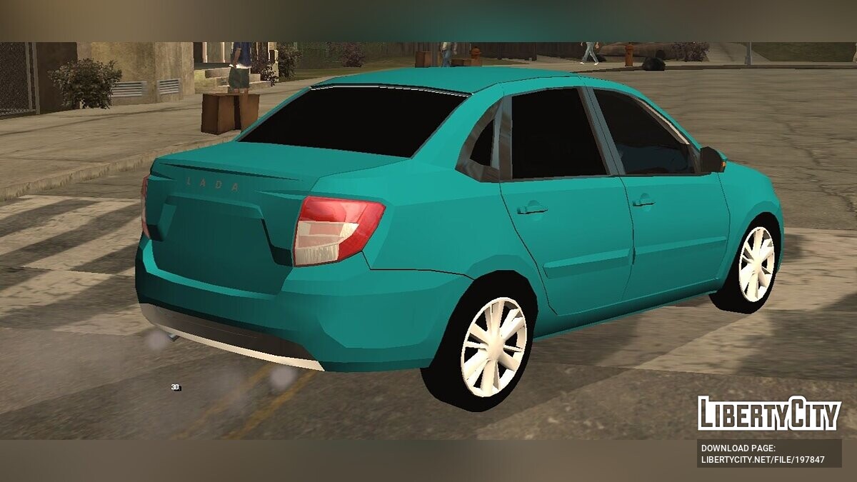 Скачать Lada Granta FL 2020 (только DFF) для GTA San Andreas (iOS, Android)