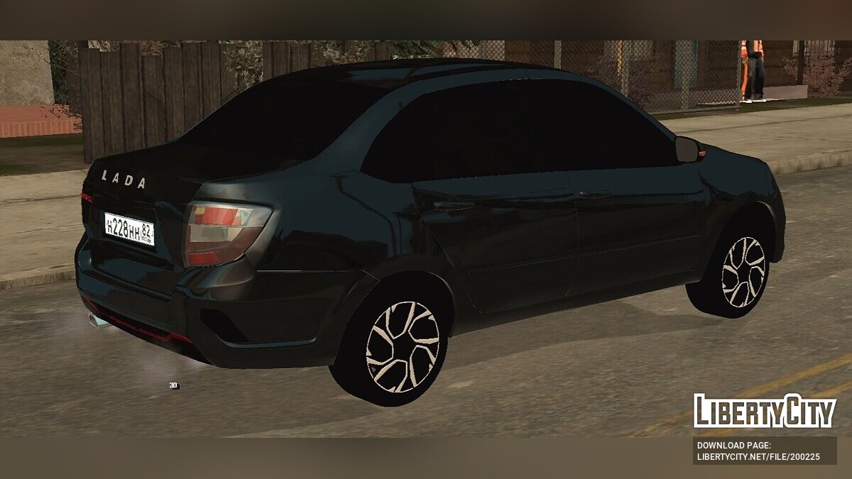 Скачать Lada Granta Sport (только DFF) для GTA San Andreas (iOS, Android)