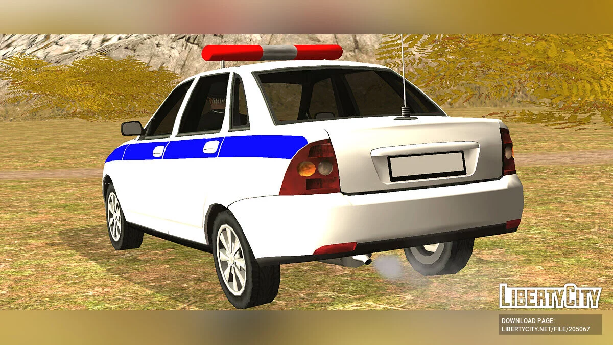 LADA Priora Полицейская (SA Style) / GTA San Andreas (iOS, Android)