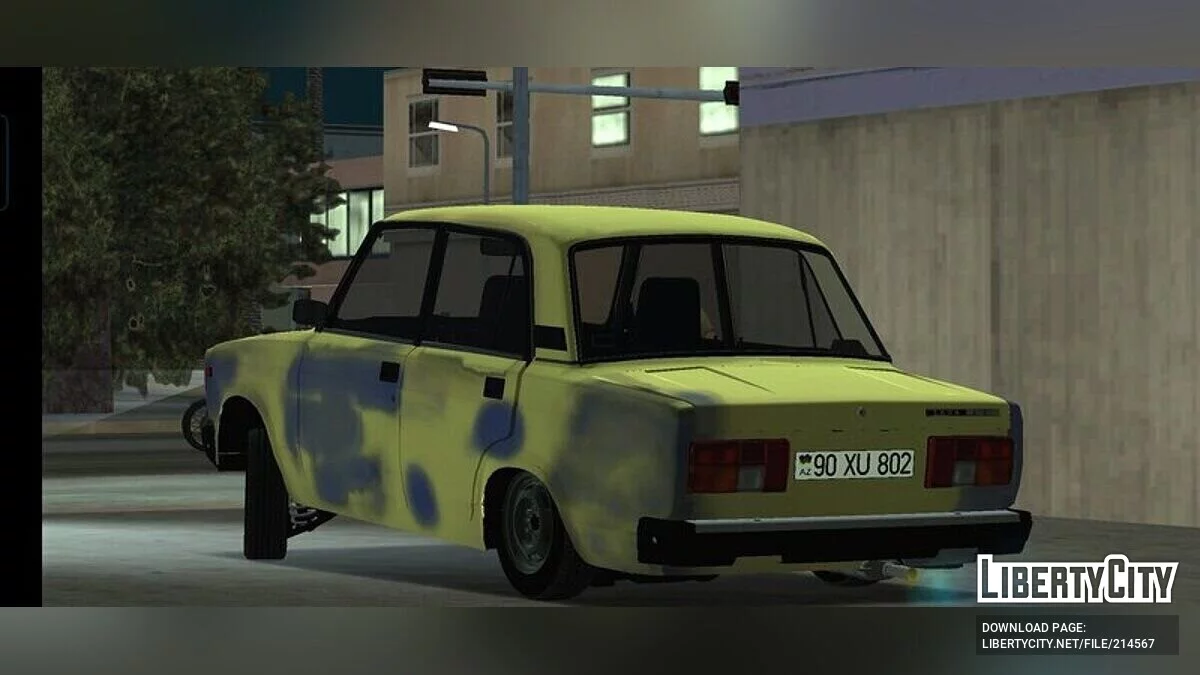 ВАЗ 2105 Avtosh Style Azelow / GTA San Andreas (iOS, Android)