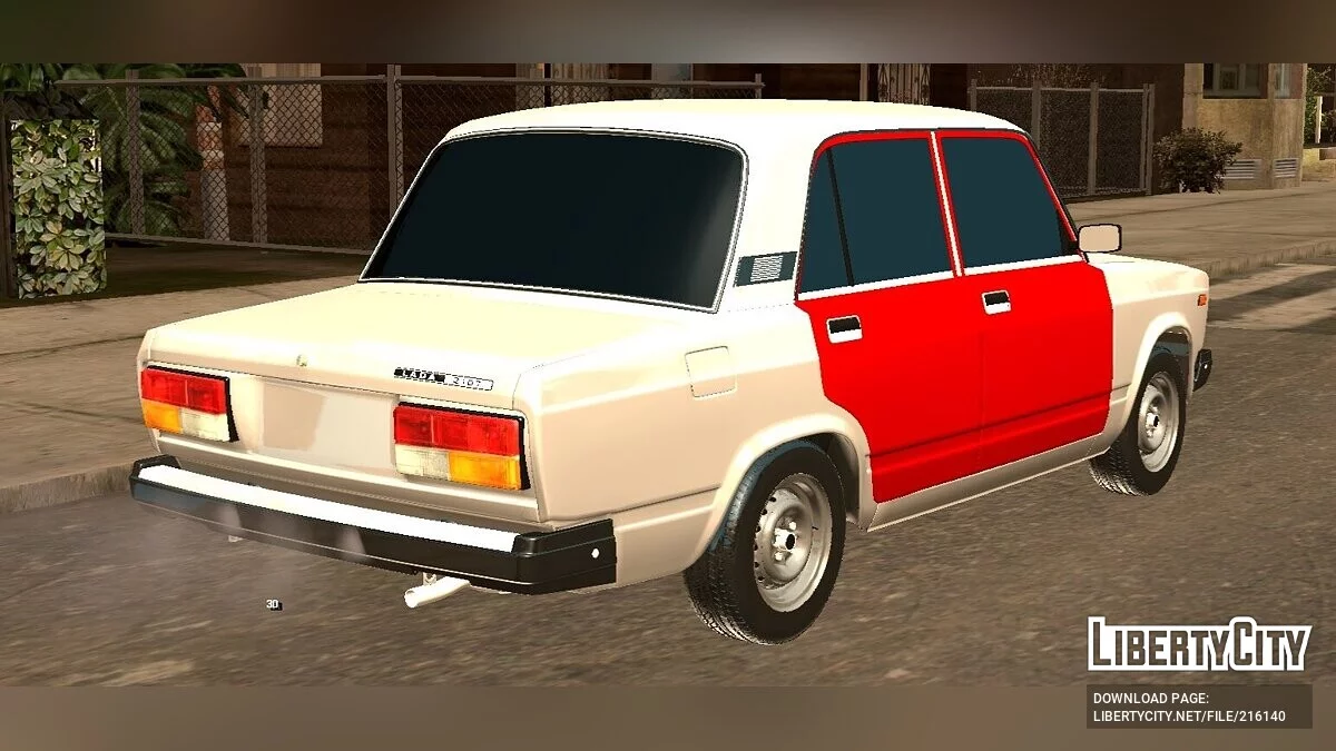 ВАЗ 2107 Без номера / GTA San Andreas (iOS, Android)
