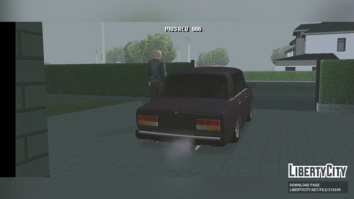 ВАЗ 2107 Побитая / GTA San Andreas (iOS, Android)
