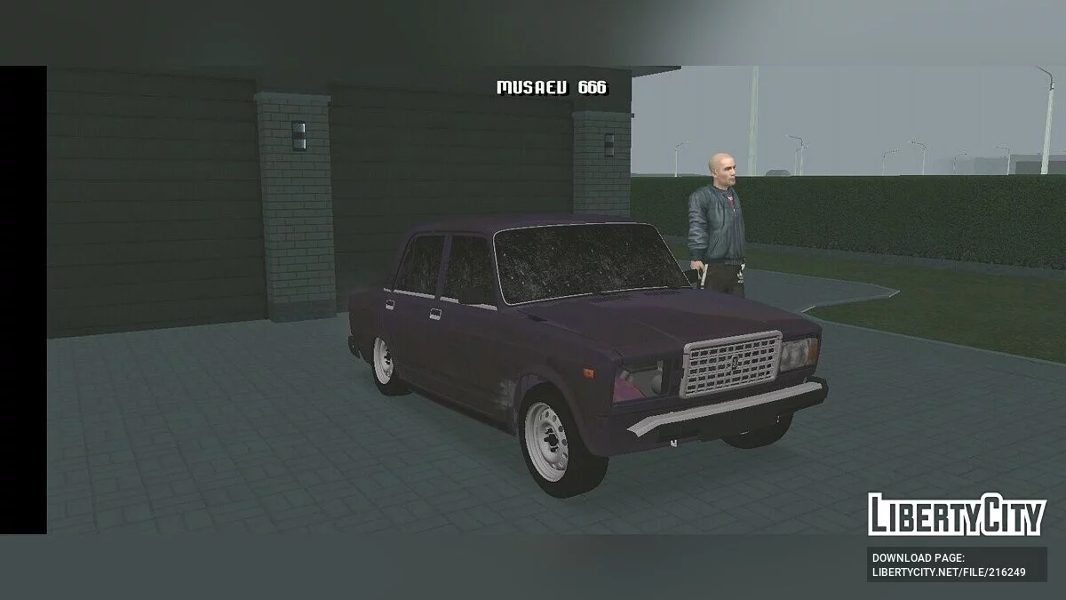 ВАЗ 2107 Побитая / GTA San Andreas (iOS, Android)