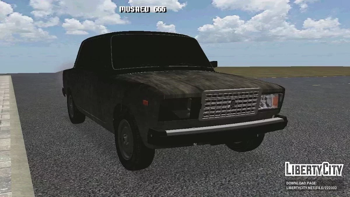 ВАЗ 2107 Грязный / GTA San Andreas (iOS, Android)
