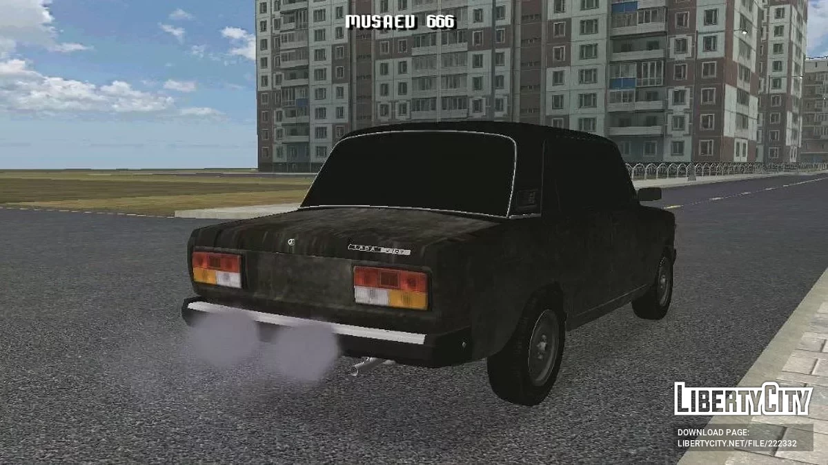 ВАЗ 2107 Грязный / GTA San Andreas (iOS, Android)