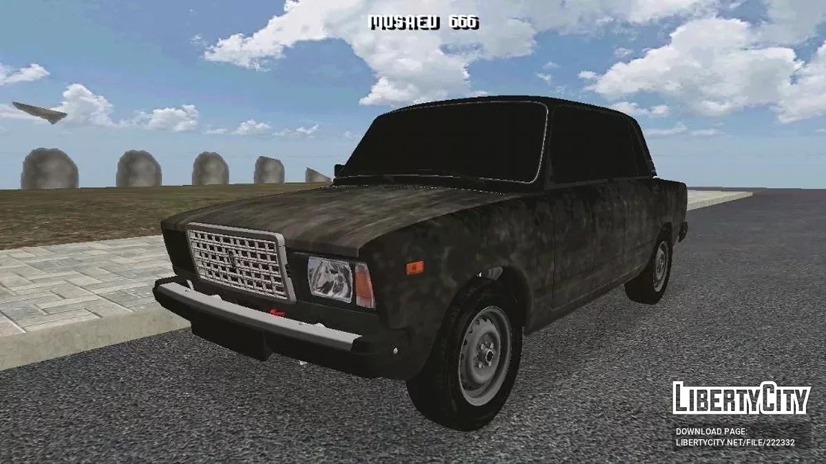 ВАЗ 2107 Грязный / GTA San Andreas (iOS, Android)