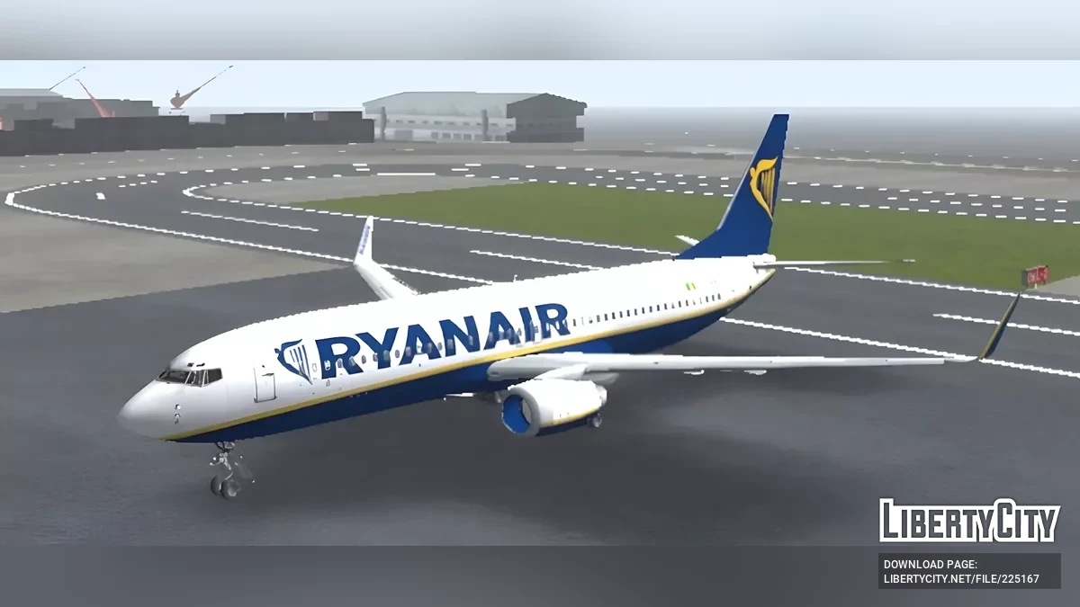 Ryanair Boeing 737 / GTA San Andreas (iOS, Android)