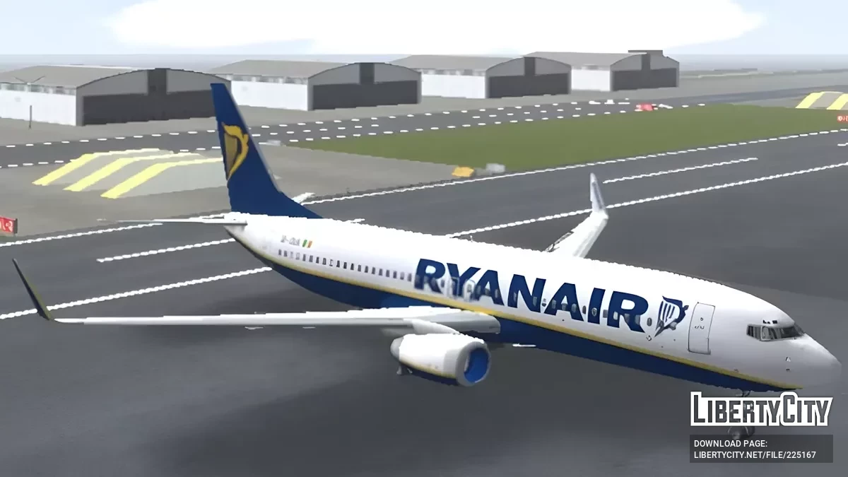 Ryanair Boeing 737 / GTA San Andreas (iOS, Android)