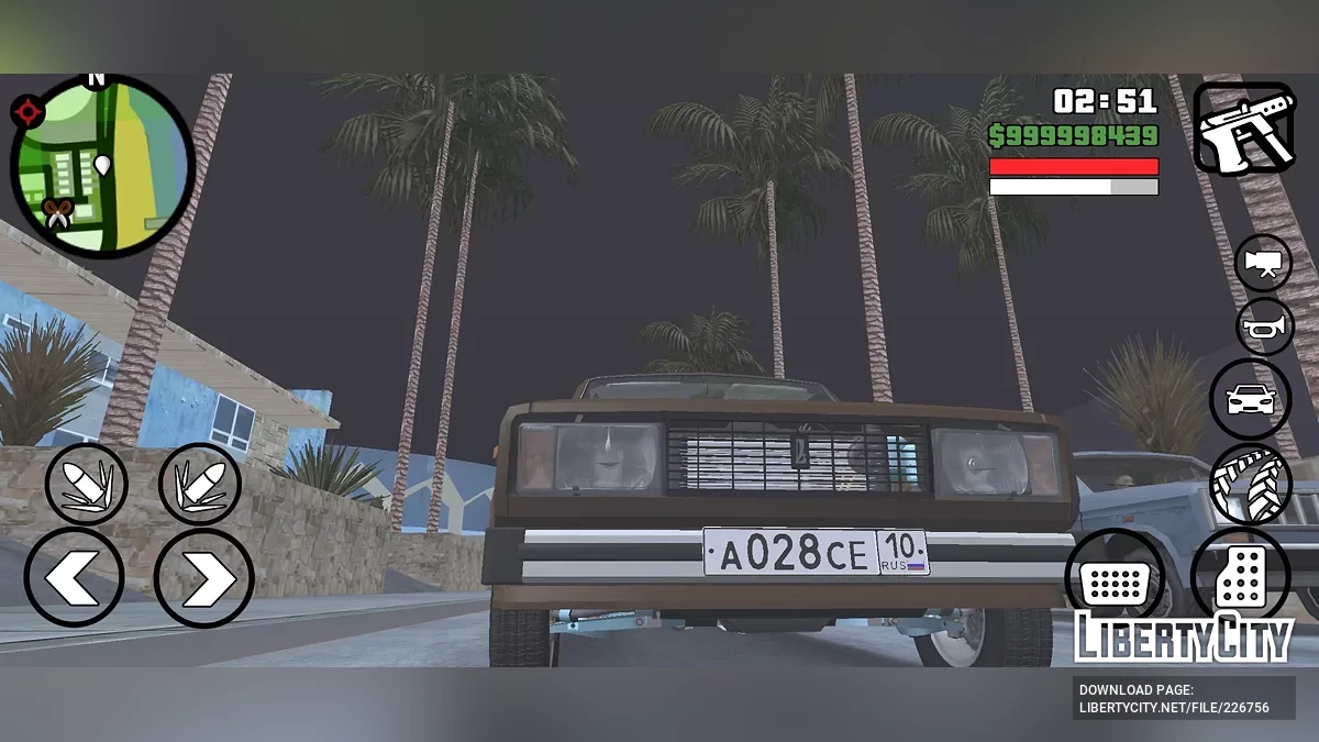 LADA 2104 с 13 дверями / GTA San Andreas (iOS, Android)