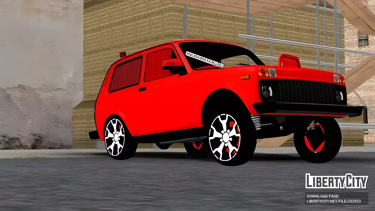2021 Lada Niva Red Aze Avtosh (Qırmızı Niva) / GTA San Andreas (iOS, Android)