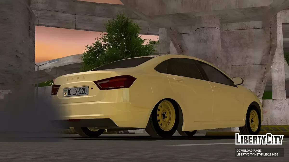 Lada Vesta Avtosh Azerbaijan / GTA San Andreas (iOS, Android)