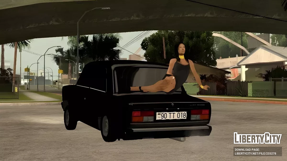 ВАЗ 2107 Azerbaijan (Peçat Azelow) / GTA San Andreas (iOS, Android)
