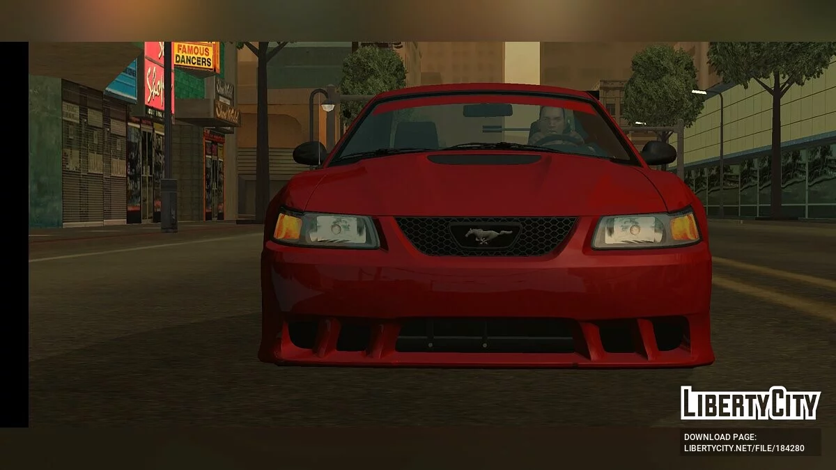 Saleen S281 Supercharged (только DFF) / GTA San Andreas (iOS, Android)