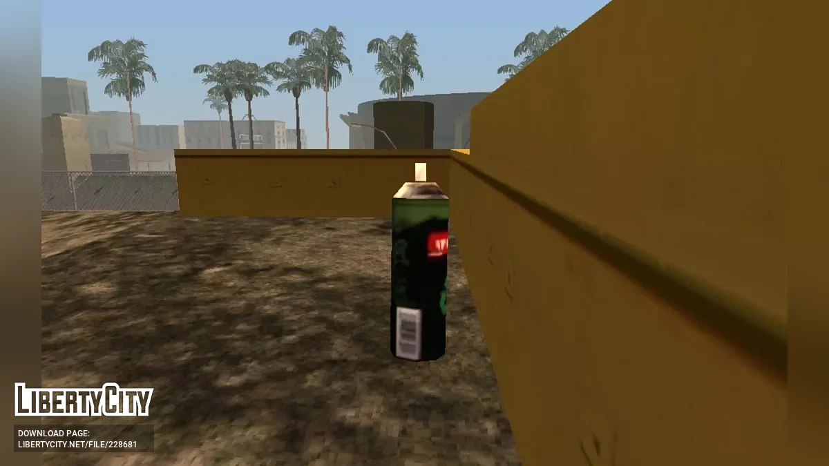 Новая текстура спрея / GTA San Andreas (iOS, Android)