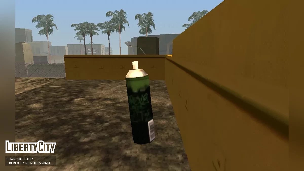 Новая текстура спрея / GTA San Andreas (iOS, Android)