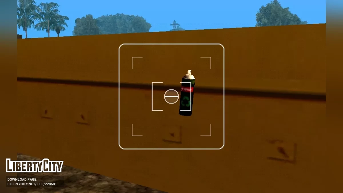 Новая текстура спрея / GTA San Andreas (iOS, Android)