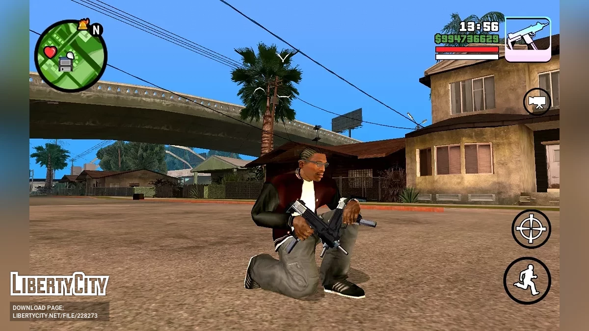 Пакет оружия из GTA Vice City / GTA San Andreas (iOS, Android)