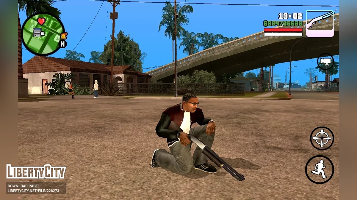 Пакет оружия из GTA Vice City / GTA San Andreas (iOS, Android)