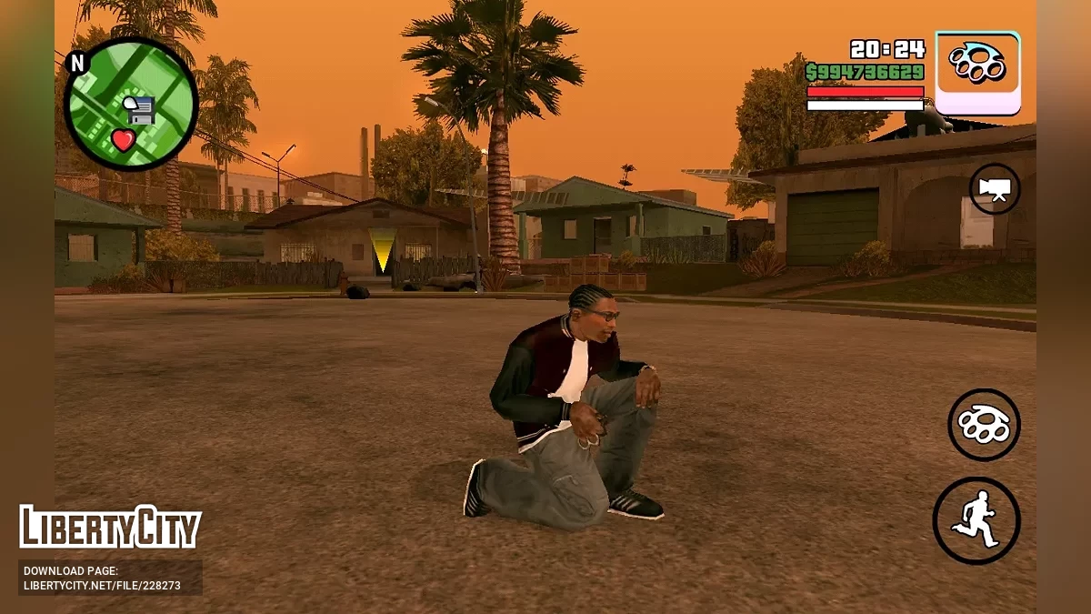Пакет оружия из GTA Vice City / GTA San Andreas (iOS, Android)