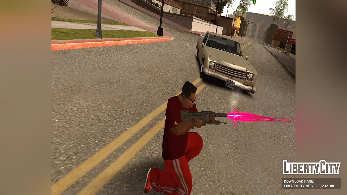 Плазменное оружие Skynet V96 / GTA San Andreas (iOS, Android)