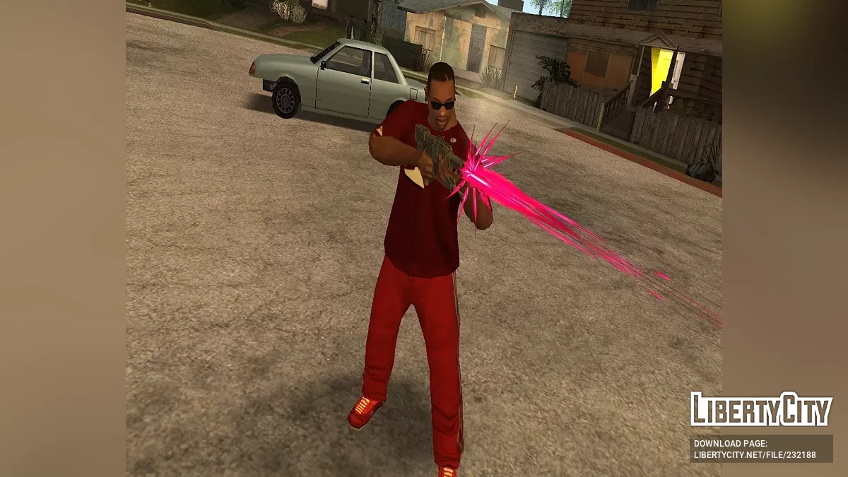 Плазменное оружие Skynet V96 / GTA San Andreas (iOS, Android)