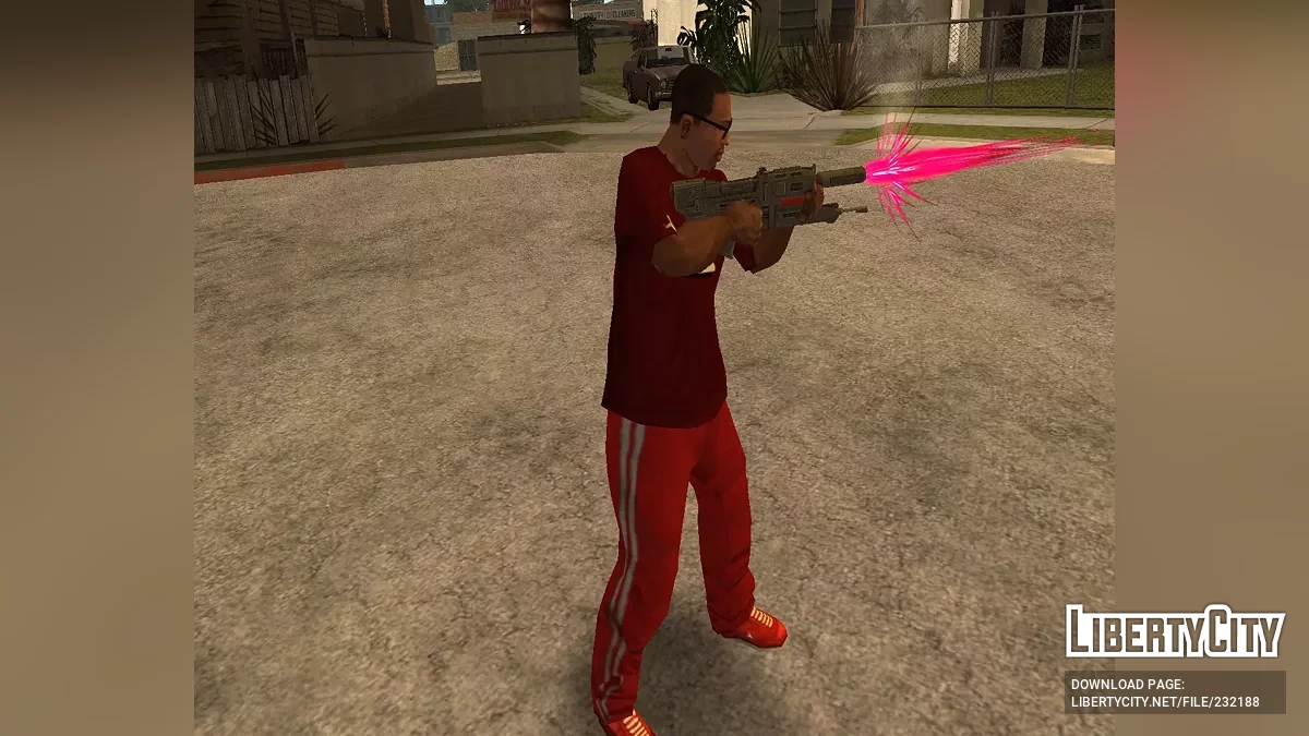 Плазменное оружие Skynet V96 / GTA San Andreas (iOS, Android)