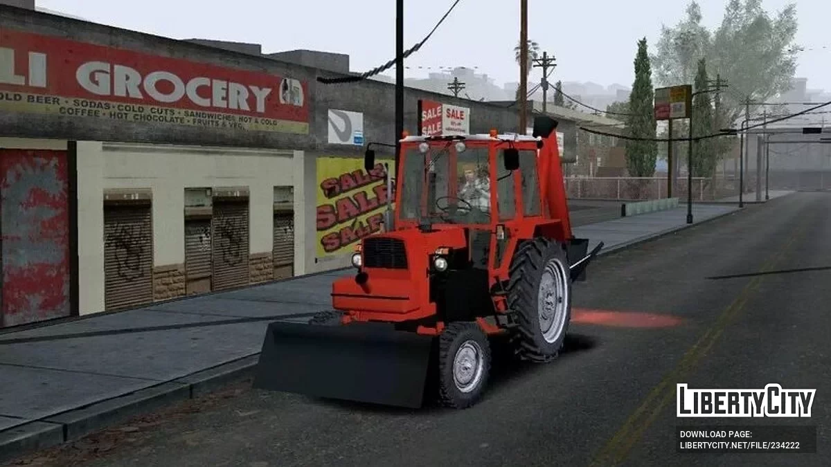 JuMZ 6KL Excavator / GTA San Andreas (iOS, Android)