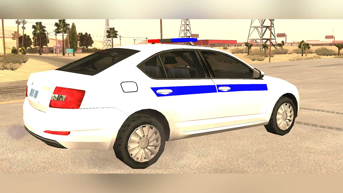 Skoda Octavia ДПС (только DFF) / GTA San Andreas (iOS, Android)