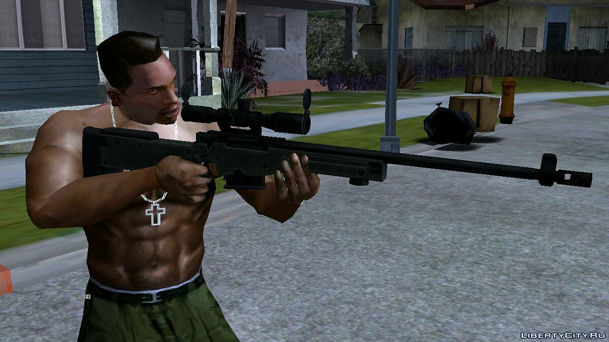 Скачать L96 Sniper Rifle для GTA San Andreas (iOS, Android)