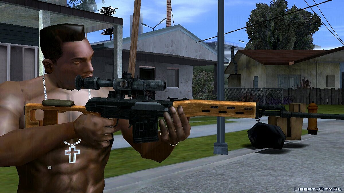 Скачать SVD (Dragunov) для GTA San Andreas (iOS, Android)