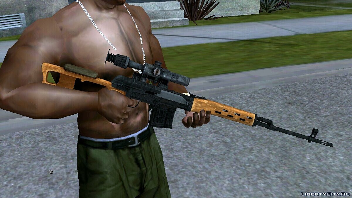 Скачать SVD (Dragunov) для GTA San Andreas (iOS, Android)