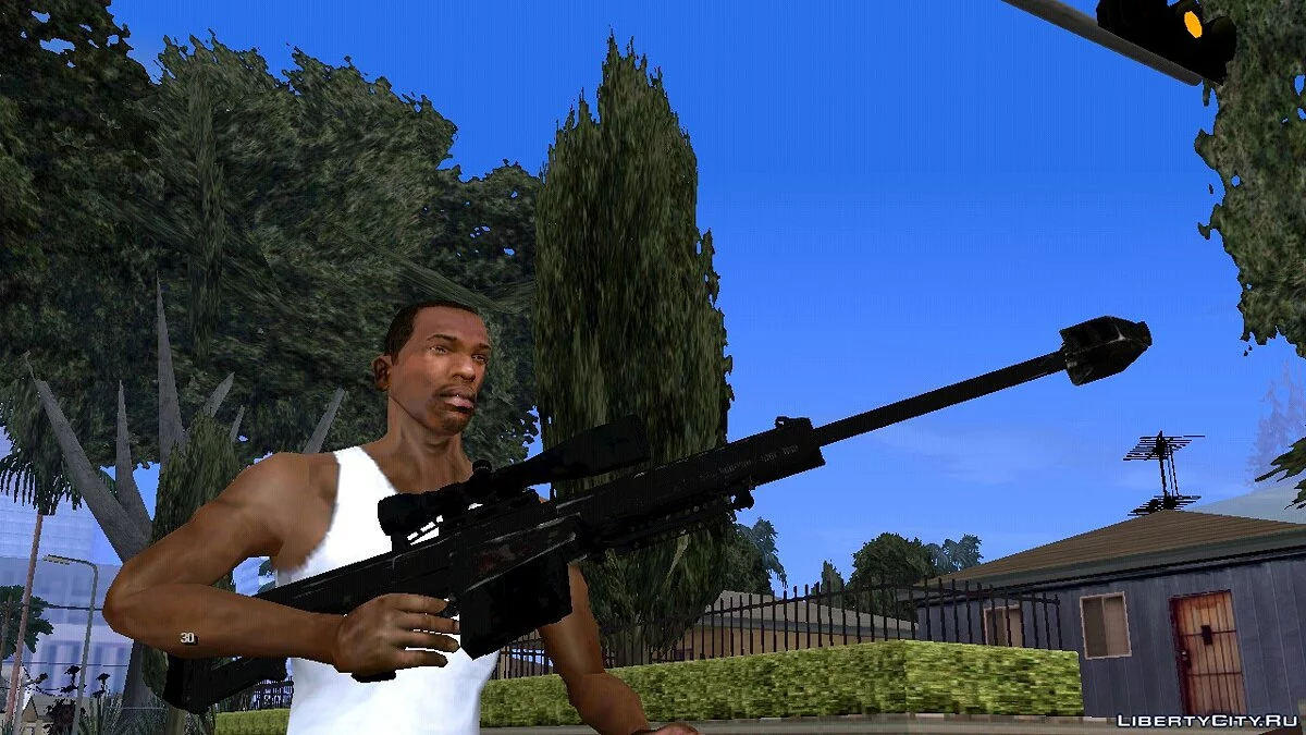 Barrett M82 из COD4 MW / GTA San Andreas (iOS, Android)