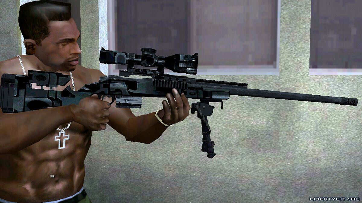 Скачать TAC-300 Sniper Rifle для GTA San Andreas (iOS, Android)