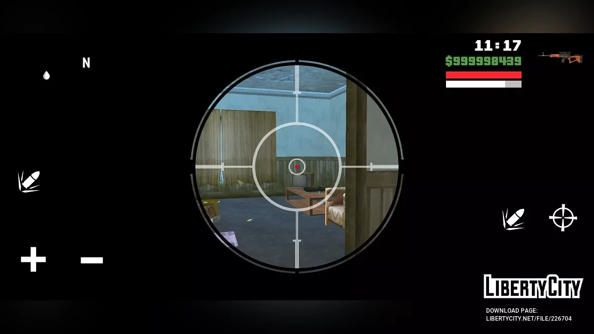 Снайпер Драгунов из Tekken 9 / GTA San Andreas (iOS, Android)