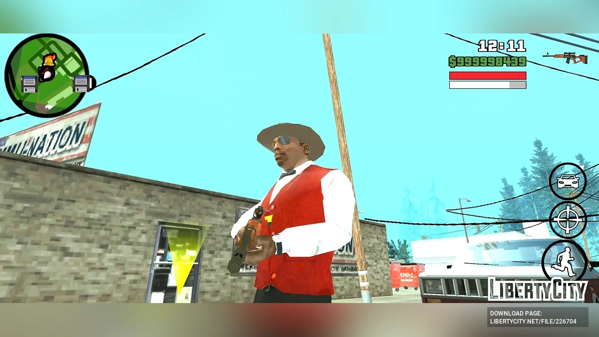 Снайпер Драгунов из Tekken 9 / GTA San Andreas (iOS, Android)