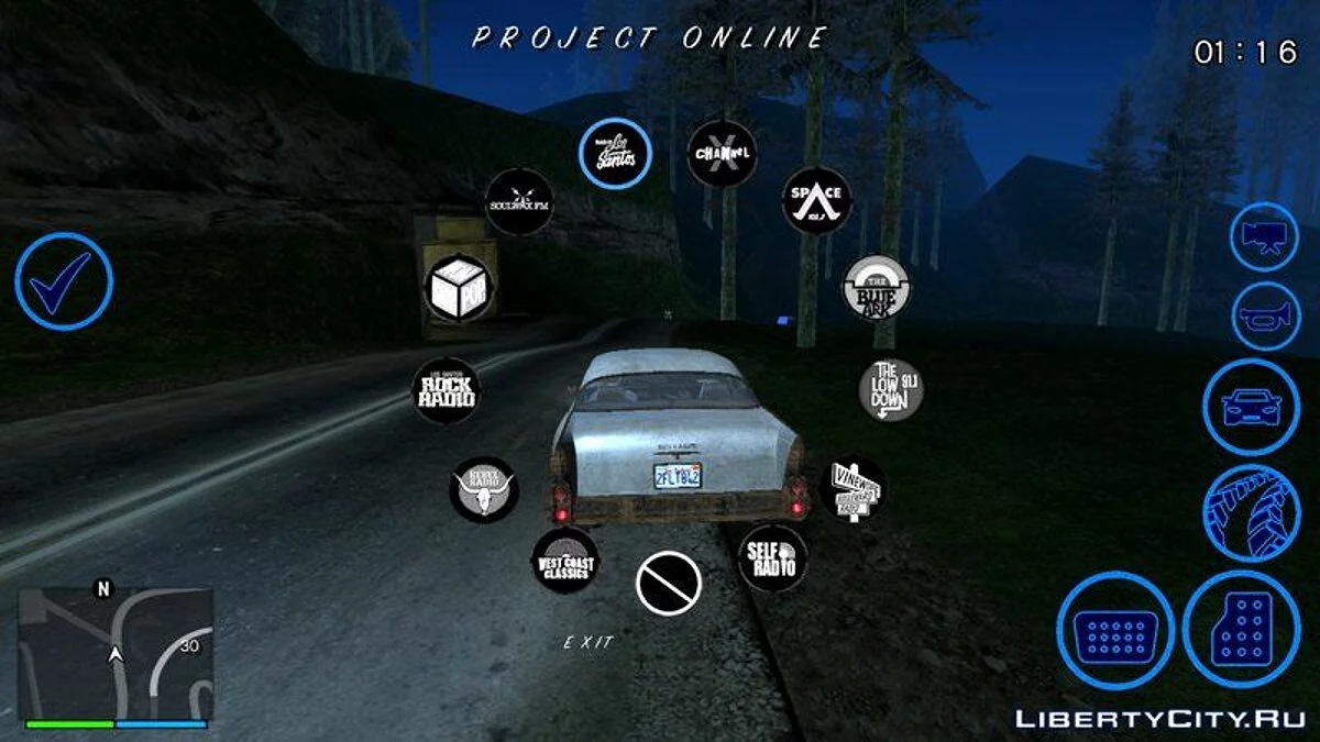 Радио как в GTA 5 / GTA San Andreas (iOS, Android)