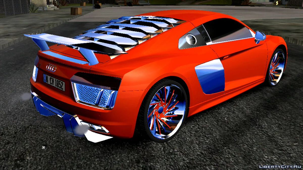 Звуки автомобиля Audi R8 / GTA San Andreas (iOS, Android)