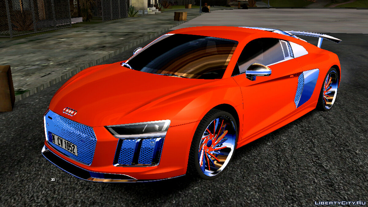 Скачать Звуки автомобиля Audi R8 для GTA San Andreas (iOS, Android)