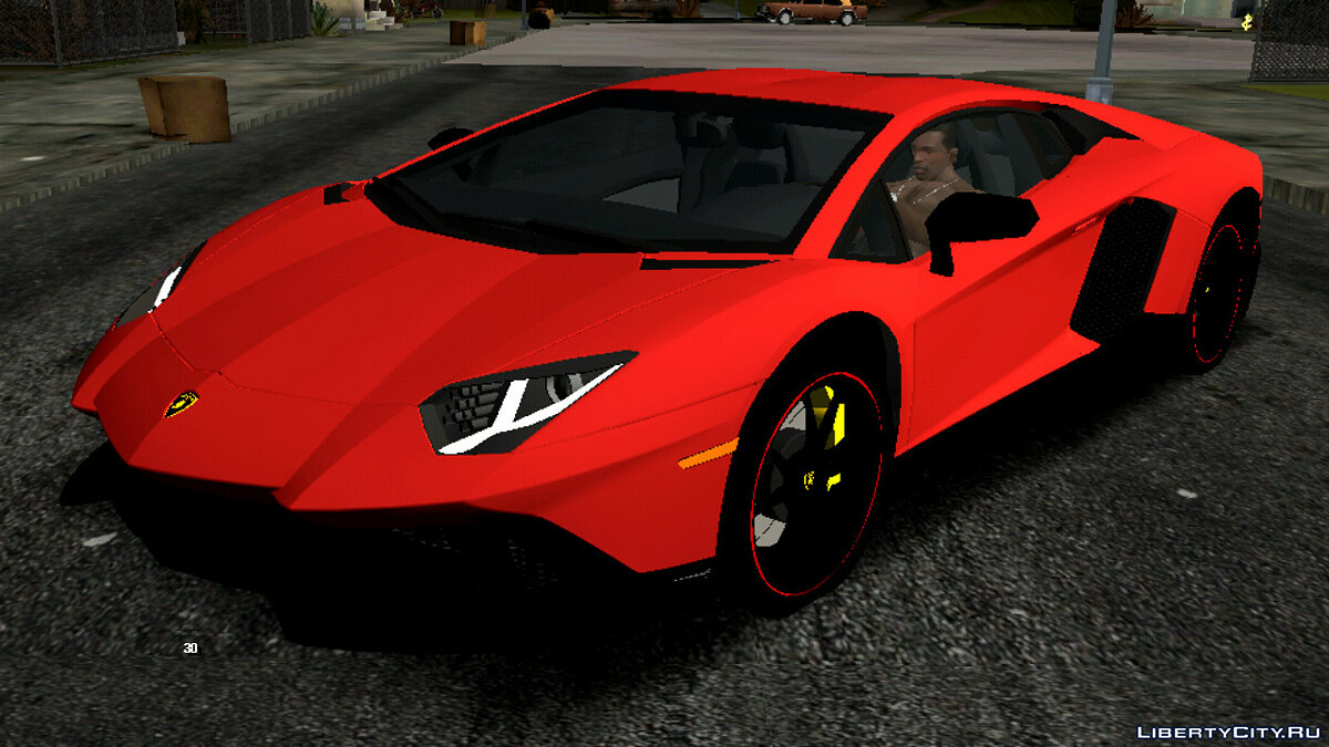 Скачать Звуки автомобиля Lamborghini Aventador для GTA San Andreas (iOS,  Android)