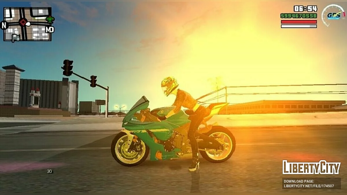 Звук Yamaha-R1 / GTA San Andreas (iOS, Android)