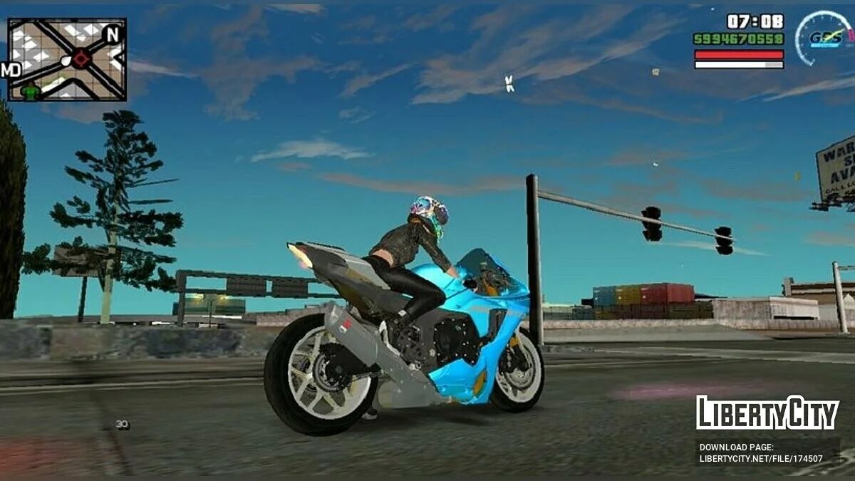 Звук Yamaha-R1 / GTA San Andreas (iOS, Android)