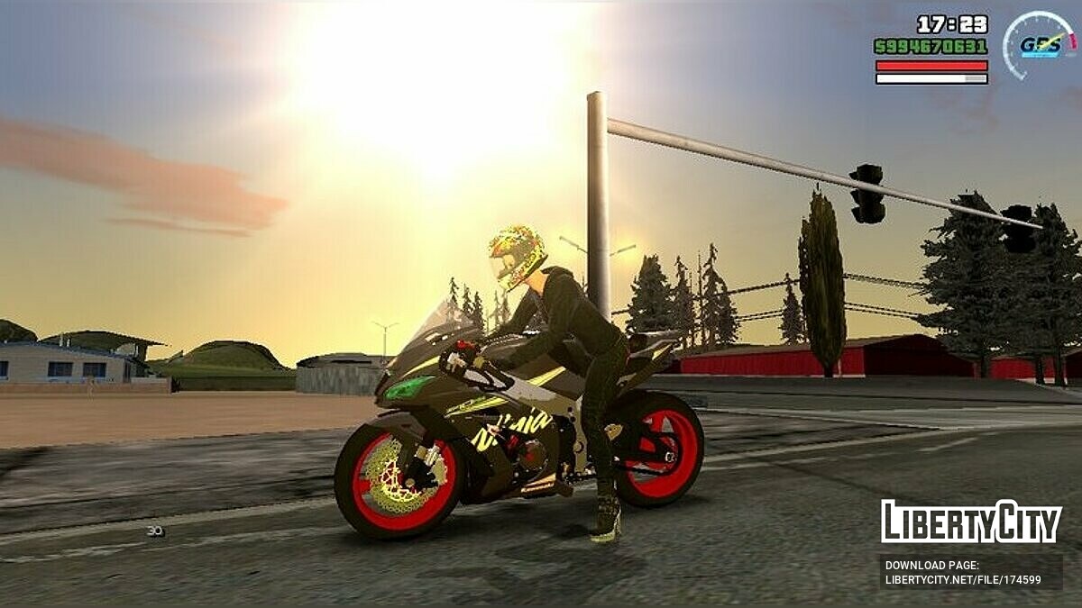 Скачать Звук ZX-10R SC для GTA San Andreas (iOS, Android)