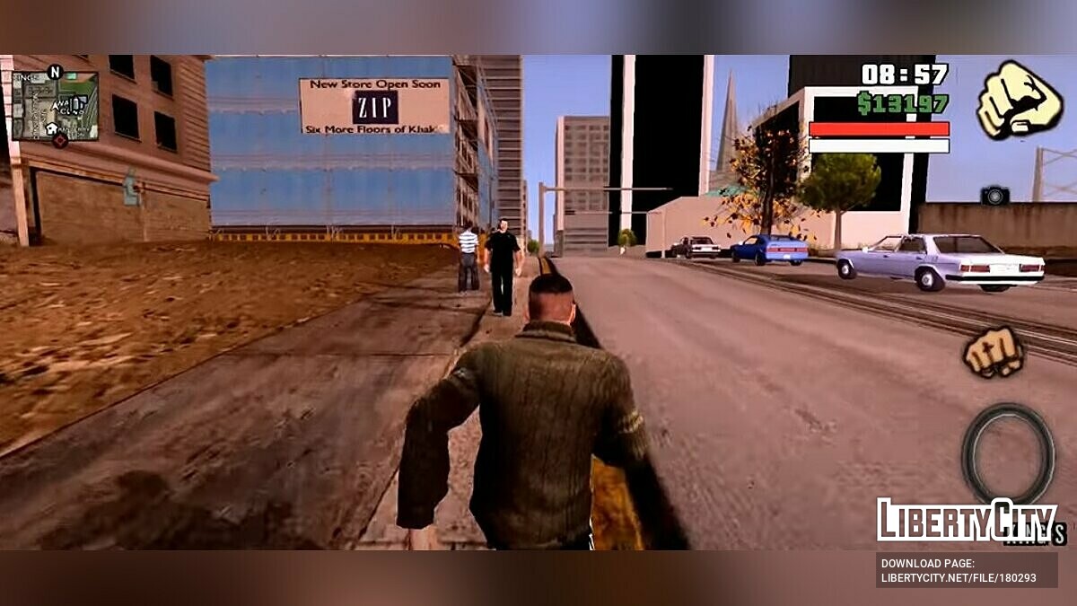 Скачать Повседневные звуки улицы для GTA San Andreas (iOS, Android)