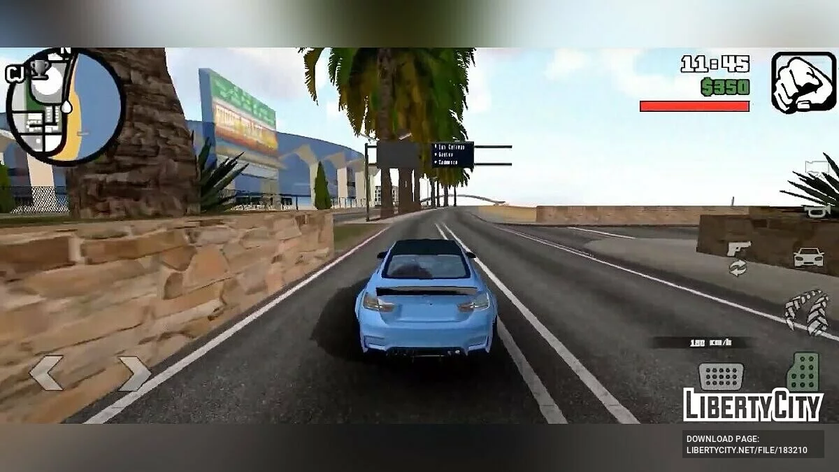 Звук двигателя BMW M4 / GTA San Andreas (iOS, Android)