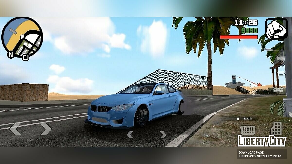 Скачать Звук двигателя BMW M4 для GTA San Andreas (iOS, Android)