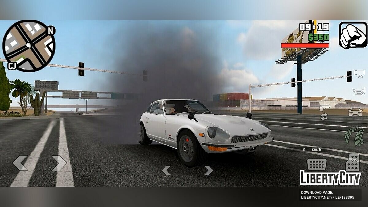 Скачать Звук двигателя Datsun 240z для GTA San Andreas (iOS, Android)