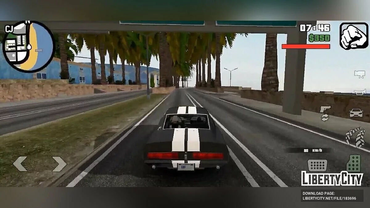 Звук двигателя Mustang Shelby GT500 / GTA San Andreas (iOS, Android)