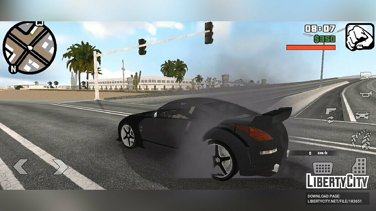 Скачать Звук двигателя Nissan 350Z Fairlady Z Z33 для GTA San Andreas (iOS,  Android)