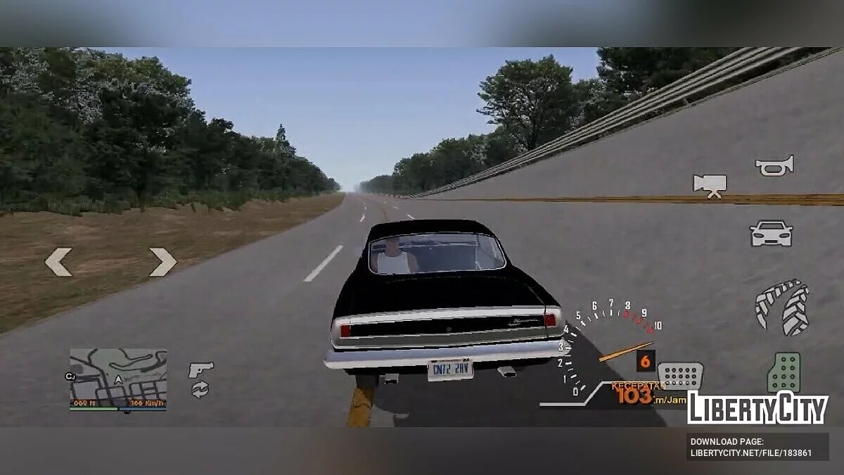Звук двигателя Plymouth Barracuda / GTA San Andreas (iOS, Android)