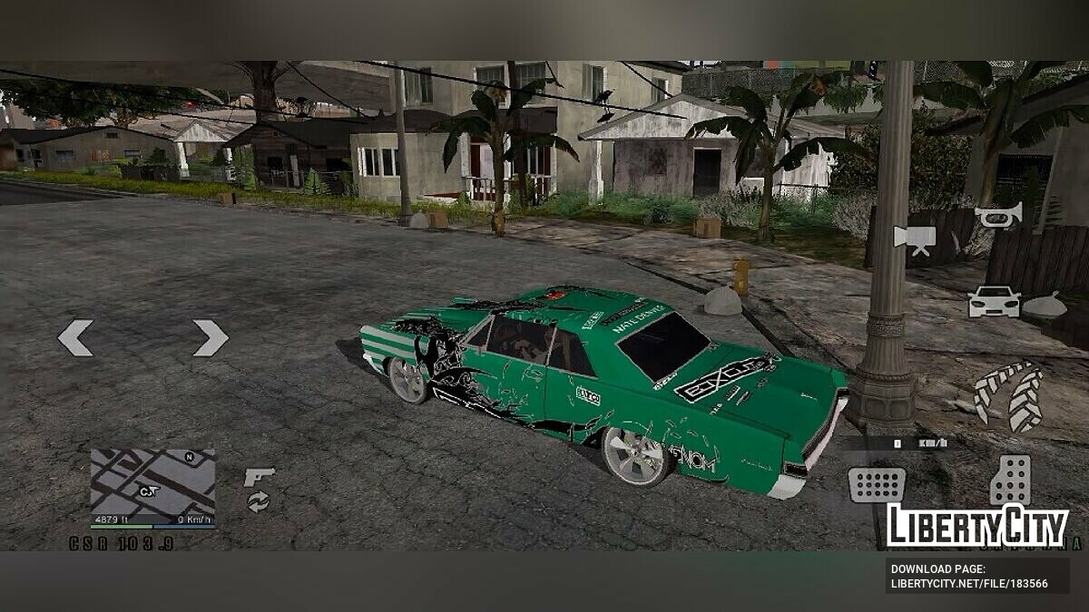 Скачать Звук двигателя Pontiac GTO 1965 для GTA San Andreas (iOS, Android)